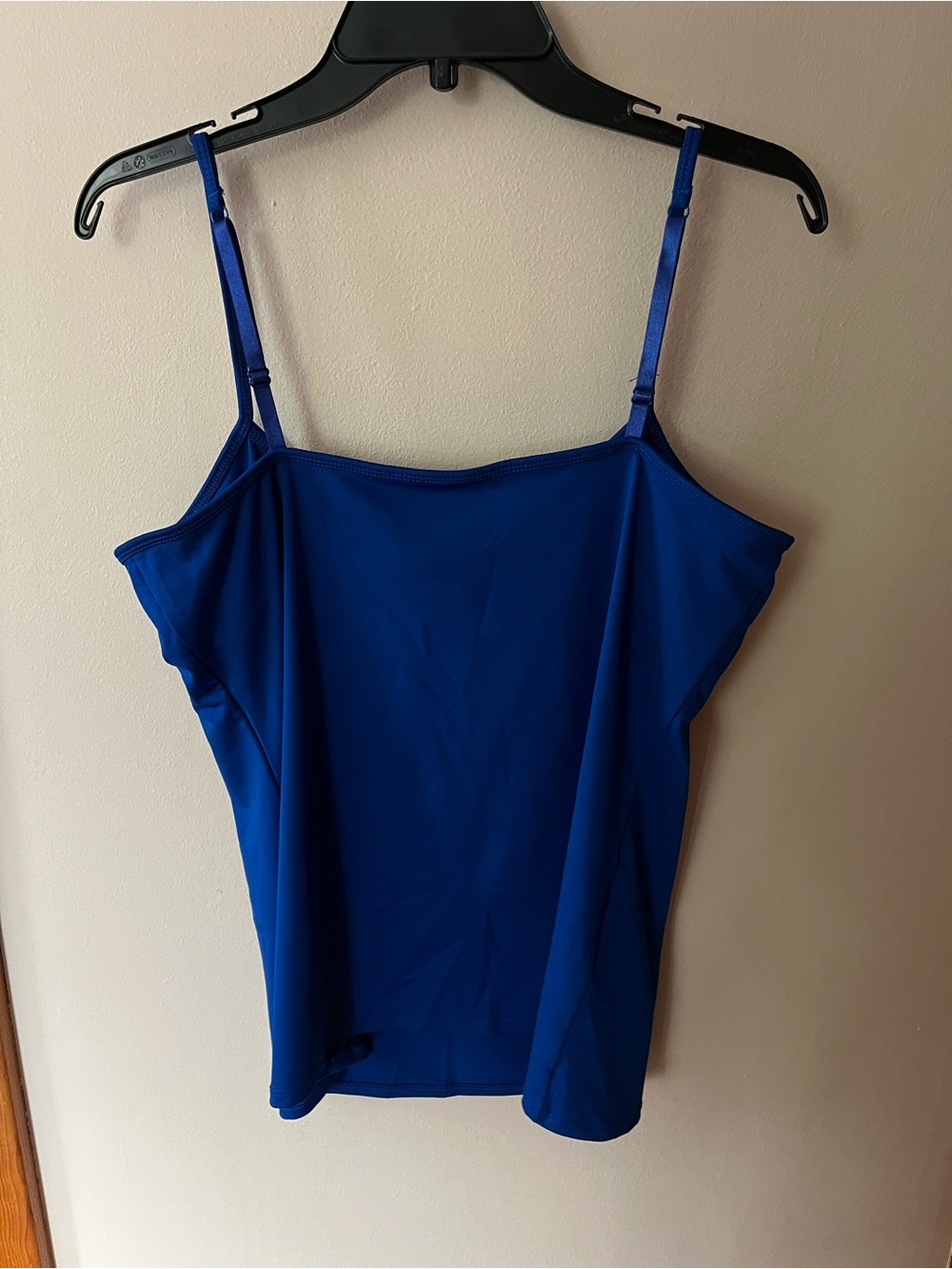 New York & Company Royal Blue Adjustable Spaghetti Strap Cami - Picture 3 of 3
